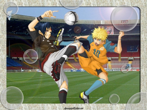Ninja Soccer ! (Naruto vs Sasu