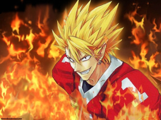 Hiruma on Fire