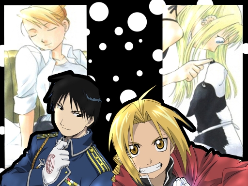 Roy..Riza...Ed...Winry..