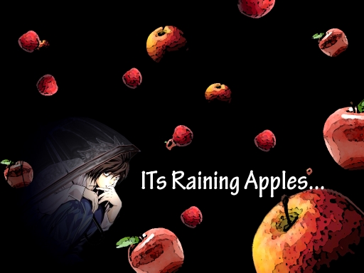 Its raining apples