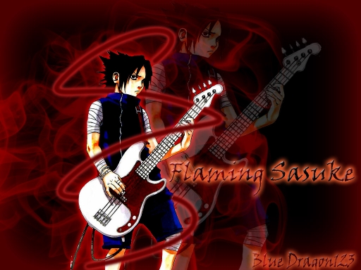 Flaming Sasuke