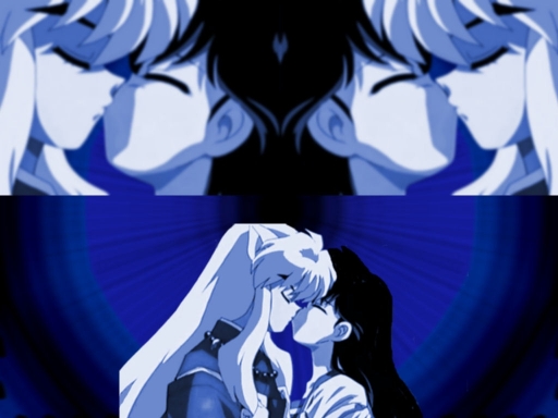 Inuyasha & Kagome *cute*