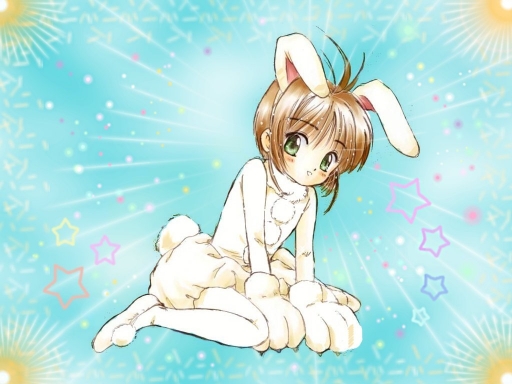 Cute bunny sakura