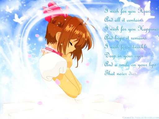 Sakura's wish for you..^_^