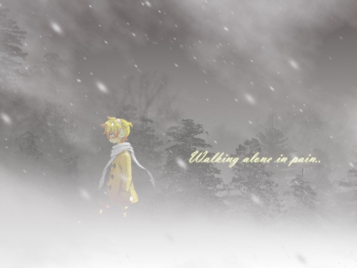 Walking alone in pain...