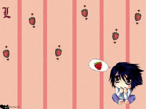 L thinks of strawberries