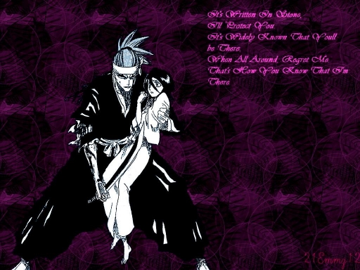 Rukia + Renji- Written In Ston