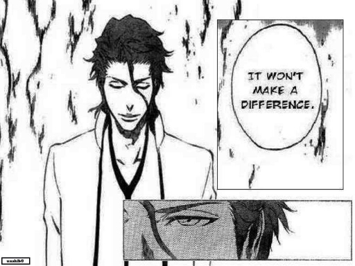 Aizen : "It won't make a