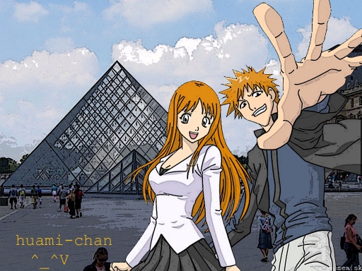 IchiHime at Louvre, Paris.