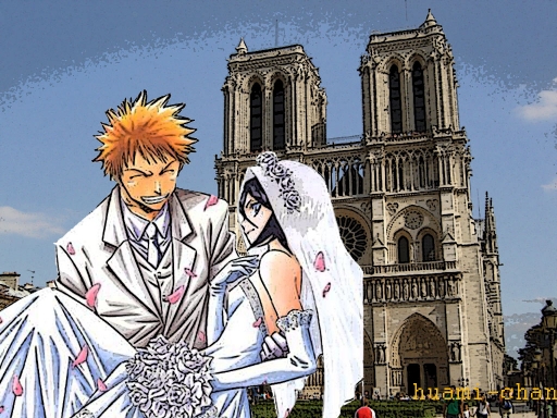 Ichigo and Rukia's wedding...
