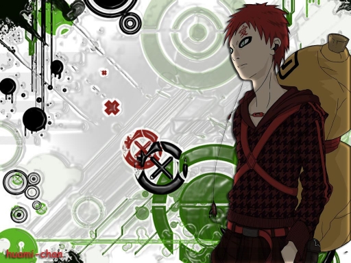 Gaara in his shadow...