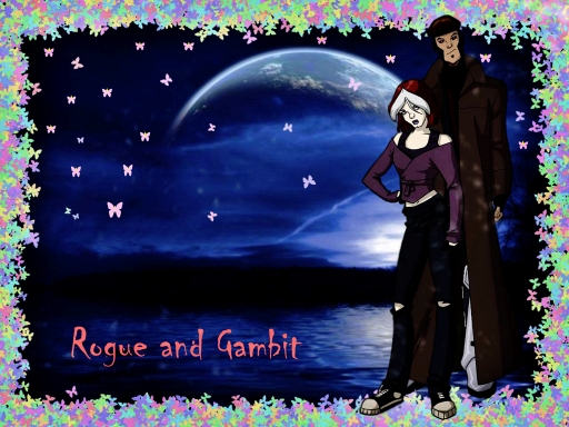 Rogue & Gambit in Moonligh