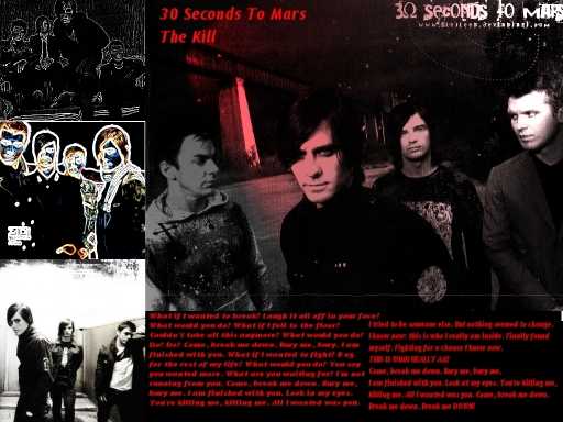 Come, break me down....