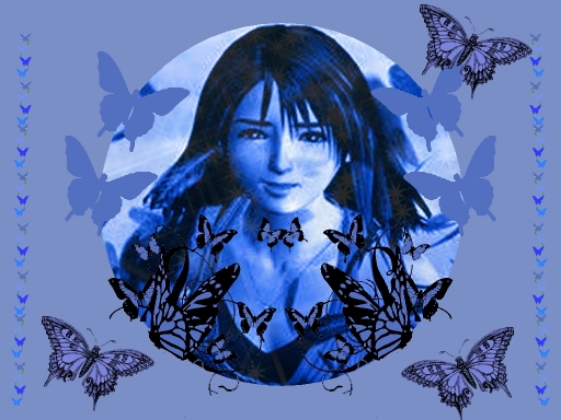 Rinoa and butterflies