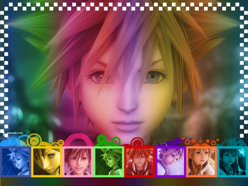 Colorful Keyblad Master Sora