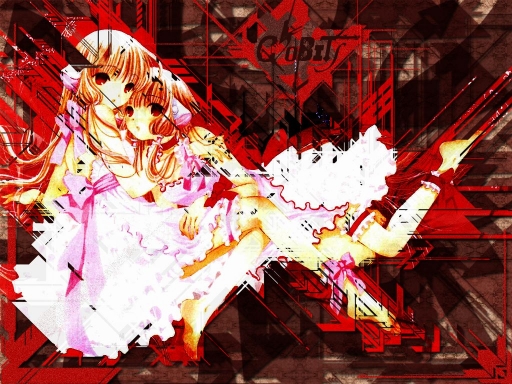 Chobits in red