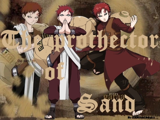 Gaara the protector of Sand