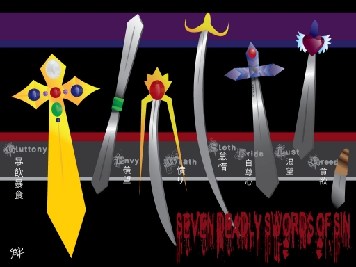 the seven deadly swords of sin
