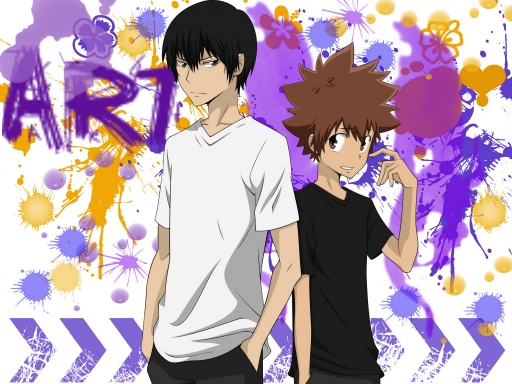 Tsuna and Hibari:Art
