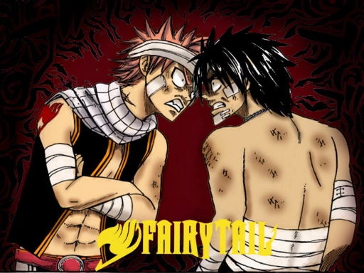 fight! natsu vs. gray!