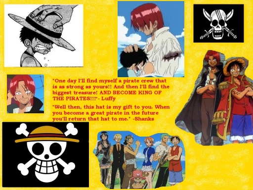 Luffy and Shanks