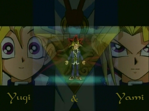 Yugi And Yami And The Pyrimid