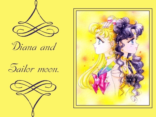 Salior Moon And Luna