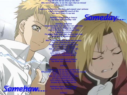 Someday - Fullmetal Alchemist
