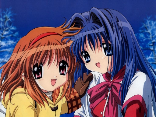Nayuki and Ayu's Sweet Smiles