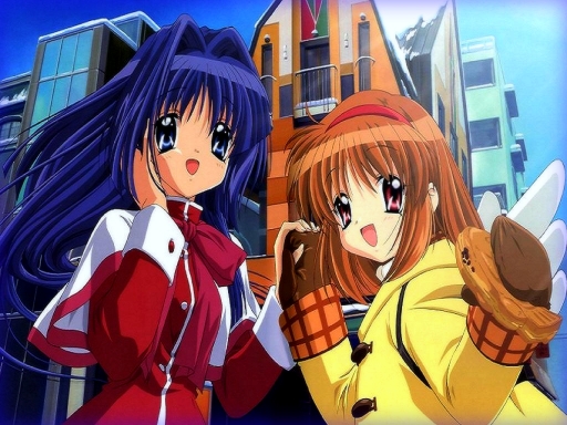 Nayuki & Ayu Holding Hands