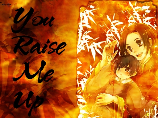 You raise me up