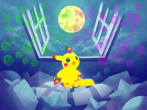 Pikachu's full moon