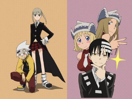 maka, soul, and kid