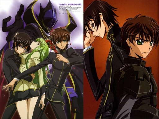 Lelouch, Suzaku, and C.C