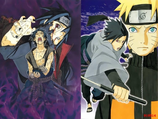 naruto and sasuke