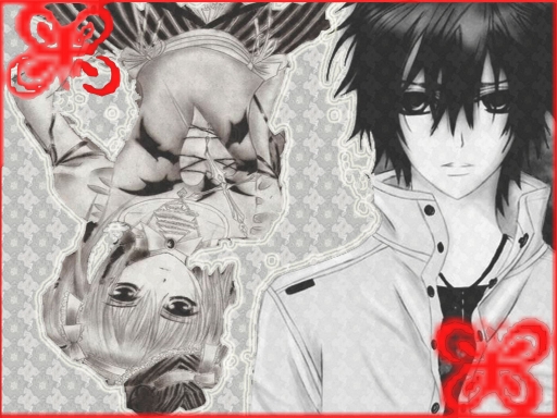 Couple in chiaroscuro with but