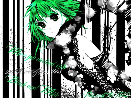 Green In Black and White