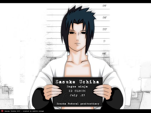 Sasuke Uchiha into custody