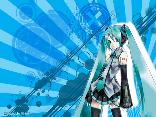 Vector Wall: Miku Hatsune