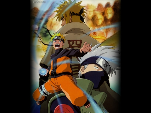 Naruto, Yondaime & Kakashi