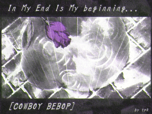 Cowboy Bebop ~ purple rose