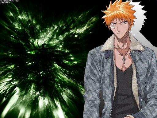 ichigo with his shadow