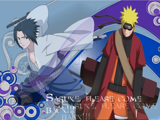 Naruto and Sasuke