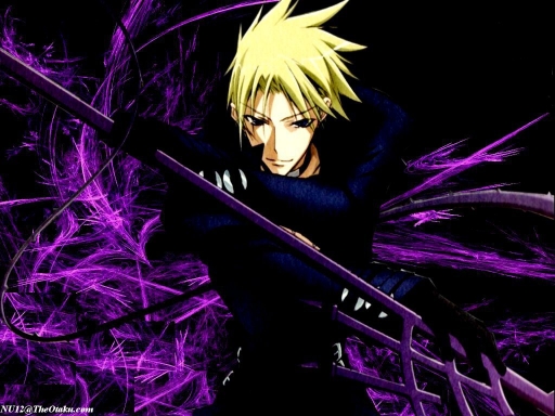 Black and Purple Ghost