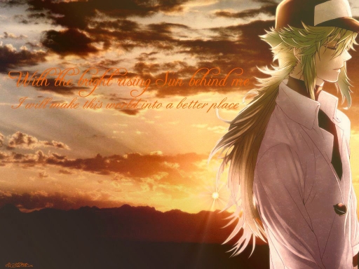 The sun is behind me