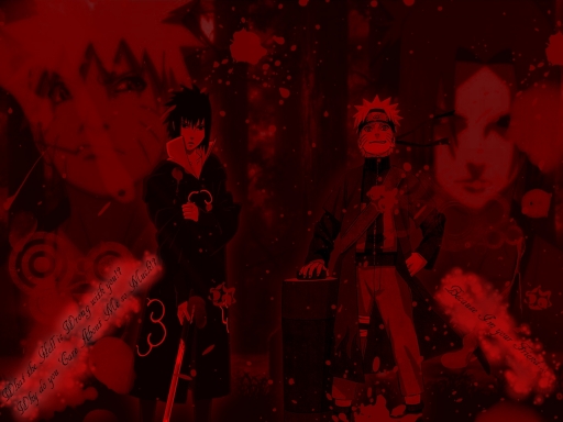 Naruto and Sasuke - Blood Spla