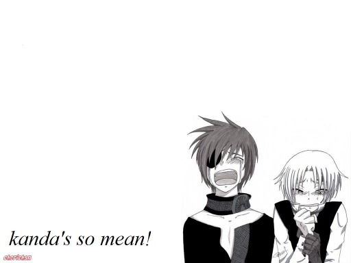 Kanda's so mean!!