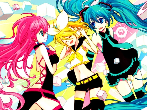 Green, Yellow, And Pink!