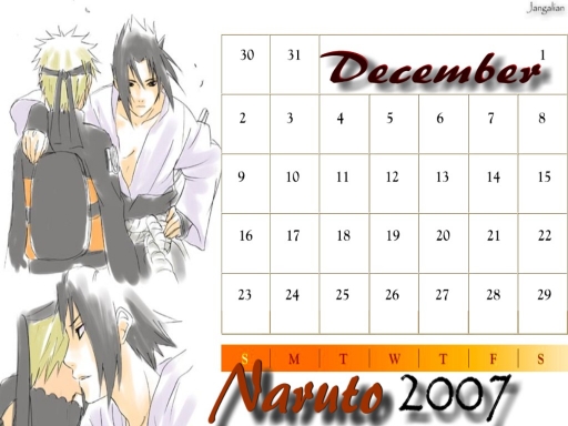 Naruto Calender