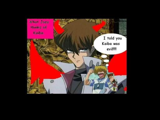 What Joey thinks of Kaiba